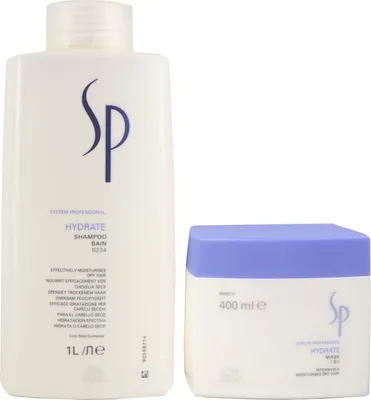 Produktbild von Wella SP Hydrate 1000 ml Shampoo & 400 ml Maske Set