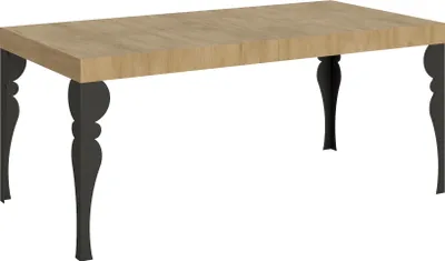Produktbild von Ausziehbarer Tisch 90x180/284 cm Gestell Paxon Eiche Natur Anthrazit