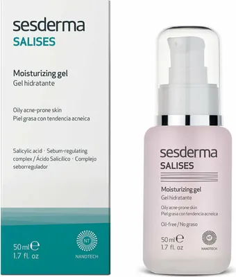 Produktbild von Sesderma SALISES, 50 ml, Frauen, ölige Haut, Feuchtigkeitsspendend, Pumpenflasche