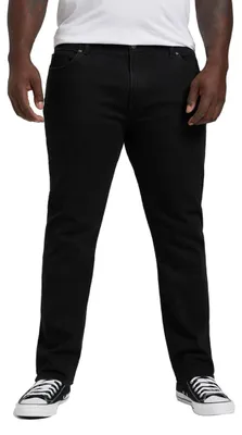 Image de LEE - Jeans pour hommes - Coupe droite classique - Extensible pour une grande liberté de mouvement - Noir