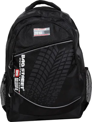 Zdjęcie produktu dla Torba Street syntetyczny plecak damski męski sportowy czarny 30x46x15 D2OTJ615S