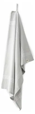 Productafbeelding van Walra Theedoek Line Out - 50x70 - 100% Katoen - Licht Grijs
