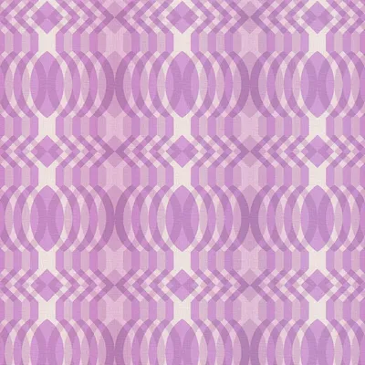Zdjęcie produktu dla Profhome 395343-GU Tapeta retro Graficzna fioletowa liliowa kremowo-biała 4,5 m2