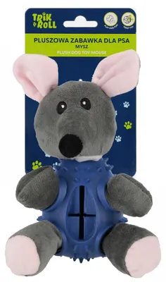 Produktbild von Haustierspielzeug Plüschmaus für Hunde 26 cm