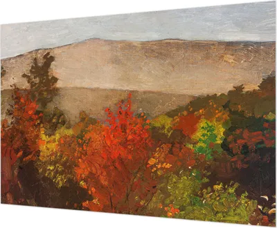 Produktbild von Wandtapete - Dekorative Tapete für Wohnzimmer - Tapetenfolie für Wanddekoration - 312x219 cm - Herbstpanorama