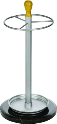 Produktbild von Schirmständer Metall Marmorfuß silber