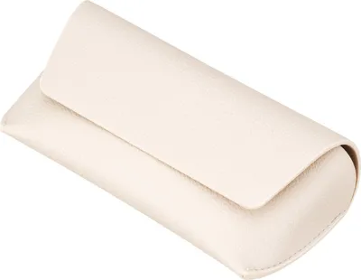 Produktbild von styleBREAKER Brillenetui Hardcase für Sonnenbrille & Lesebrille | Leder Optik Vegan | Stoßfestes Etui mit Nasensteg-Stütze & Mikrofaser-Putztuch 15x12cm | Display Reinigung