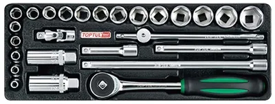 Produktbild von TOPTUL Steckschlüsselsatz Knarenkasten GCAT2606