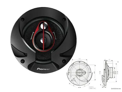 Obrázok produktu pre Pioneer TS-R1750S, 3-way, 250 W, 4 ohm, 36 - 31000 Hz, 4,7 cm, 165 mm