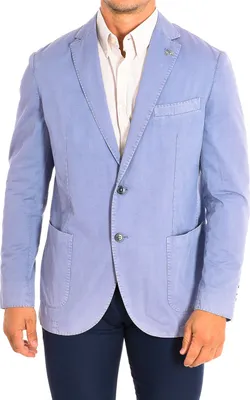 Produktbild von La Martina Herren-Blazer mit normaler Passform und langen Ärmeln HMJA07-TW133