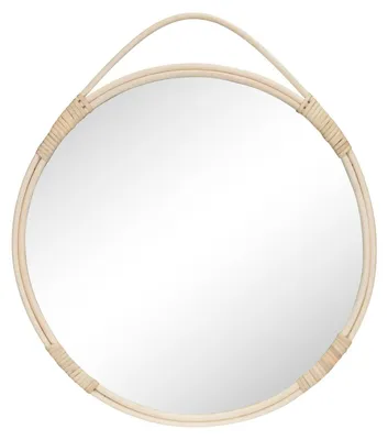 Zdjęcie produktu dla WISZĄCE LUSTRO Malo RATTANOWE naturalne 50cm boho