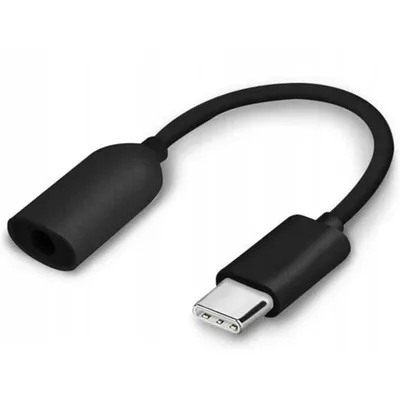 Produktbild von Xiaomi Original USB-C auf 3,5mm Reduktion/Adapter-Schwarz KP32820
