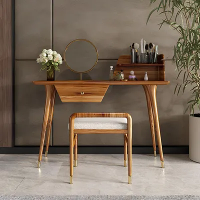 Image de Coiffeuse Coiffeuse Commode de maquillage Cosmétiques Table Tables