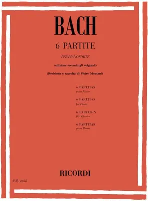 Produktbild von J.S. Bach 6 Partite Bwv 825 - 830 Pianoforte