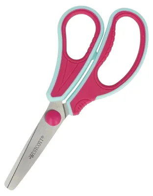 Produktbild von Westcott GRIPEEZE Kinderschere Pink Rechtshänder | Schere mit ergonomischem Grif