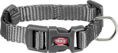 Produktbild von Trixie New Premium 15 Mm Hundehalsband Grau 25-40 cm Grau 25-40 cm