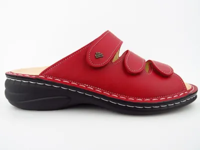 Produktbild von Finn Comfort Hellas Podore nube Pantolette Rot : 40
