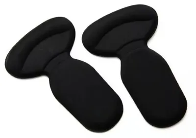 Zdjęcie produktu dla Wkładki do butów z pianki – Czarne wkładki pod piętę – Czarny – 14/8 cm – 1 para – Ochrona pięty – Wkładki do butów – CHPN