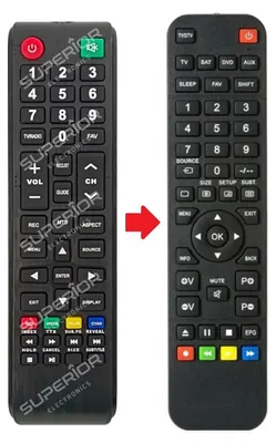 Produktbild von Ersatz Fernbedienung Sharp 32FA2E und 40FA6E