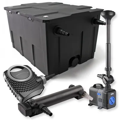 Zdjęcie produktu dla SunSun 1-komorowy zestaw filtrów 60000l 24W UVC oczyszczacz stawu NEO8000 70W pompa fontanna