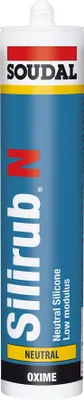 Produktbild von Soudal Neutralsilikon Silirub N transparent 300 ml