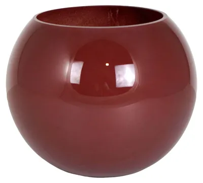 Imagen del producto de Kaheku Vase Sanyo Kugel bordeaux 23 Ø 19h 420667648