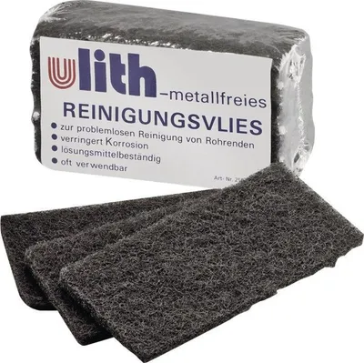 Produktbild von Reinigungsvlies Very Fine S schwarz L.130mm B.75mm Pk.á 10 St.ULITH
