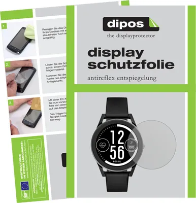 Produktbild von 6x Schutzfolie für Fossil Q Control matt Displayschutzfolie Folie Display Schutz dipos