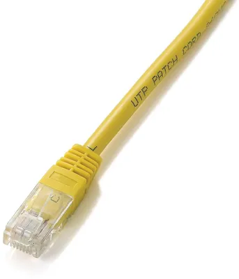 Image de Equip Patchkabel Cat5e      U/UTP 2xRJ45  3.00m    gelb  PVC Polybeutel