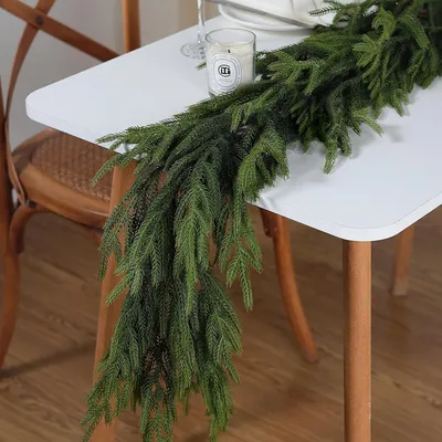 Productafbeelding van Kunstkerstkrans, 2,7 meter, voor binnen- en buitendecoratie