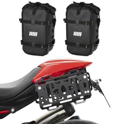 Obrázok produktu pre Držiak bočných tašiek ZIEGER vrátane tašky SCHNORR Bumberbag M (pár) kompatibilný s Ducati Monster