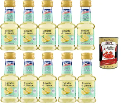 Produktbild von Paneangeli Italian Gourmet estratto di limone aroma Zitronenextrakt pur, 10 x 35ml