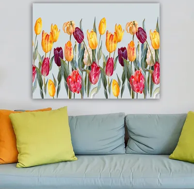 Produktbild von Wallity, 1044819601_70100- HPE1660, Bunt, Leinwandbilder, 70 x 100 cm, 100% Leinwand