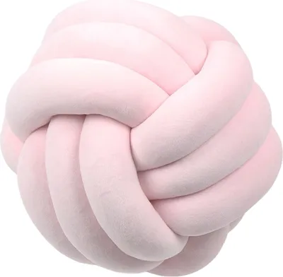 Produktbild von Kissen 27cm Knoten Knot Kissen Knotenkissen Kopfkissen Nordische Einfachheit Kreativität Geknotetes Kissen zierkissen Plüschkissen Cushion Dekor - Hell-Pink