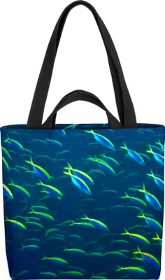 Produktbild von VOID Fischschwarm Fische Angeln Meer Tasche 33x33x14cm,15l Einkaufs-Beutel Shopper Einkaufs-Tasche Bag
