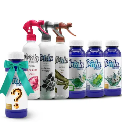 Produktbild von Angebot: Lufterfrischer Treasure, Arabesque, Oud & Allzweckduft Jasmin, Clean, Lemon + sorgfältig ausgewähltes Überraschungsgeschenk.