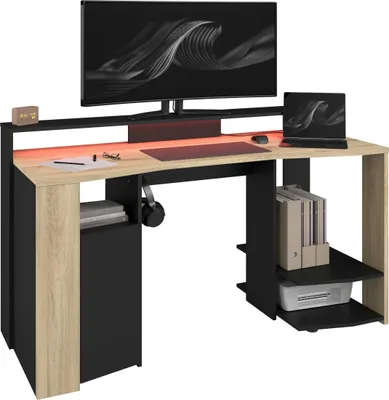 Produktbild von Meta 1 – Schreibtisch mit LED-Beleuchtung