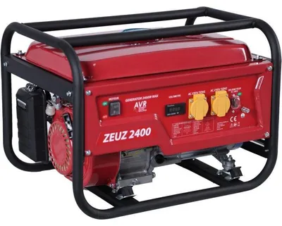 Image de Groupe Électrogène Essence ZEUZ2400, 2400 W, AVR, Réservoir 15 L, Démarrage Manuel
