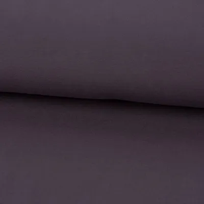 Produktbild von Sweatstoff Meterware Bio Soft dünn uni Dungelgrau 1,5m