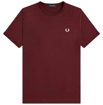 Obrázok produktu pre Tričko Fred Perry Fred Perry Ringer Garnet pre Pánske