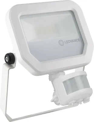 Produktbild von LEDVANCE LED Fluter Floodlight Sensor 10W 3000K symmetrisch 100 S weiss 4058075460850