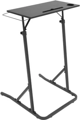 Immagine prodotto di Scrivania regolabile da scrivania - Con portabicchieri - 90x37x9 cm - Postazione di lavoro per cyclette da casa