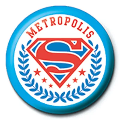 Image de Superman - Badge à bouton - Metropolis
