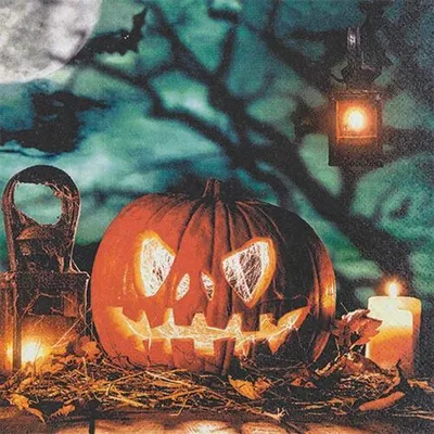 Image de Serviettes 33x33 cm - Halloween