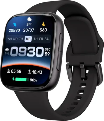 Produktbild von antfit Damen Smartwatch 1,69" AMOLED Display, 3ATM wasserdicht, Bluetooth Anrufe, 100+ Sportmodi, Herzfrequenz, Schlafmonitor, kompatibel Android iOS