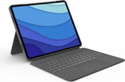 Immagine prodotto di Logitech Combo Touch - Tastiera e custodia folio - con trackpad - retroilluminata - Apple Smart connector - QWERTY - Svizzera - Grigio Oxford - per Apple iPad Pro da 12,9 pollici (5a generazione)