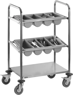 Produktbild von Besteckwagen Modell Ines, Maße: B 630 X T 400 X H 980