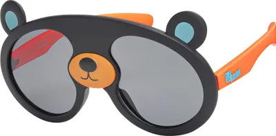 Produktbild von Jungen Mädchen Kinder Sonnen Brille Motiv Bärchen Brille 30458 Schwarz-Orange