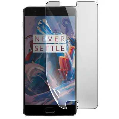 Produktbild von 3mk, Stoß- und kratzfester Hydrogel Bildschirmschutz für Oneplus 3, Transparent