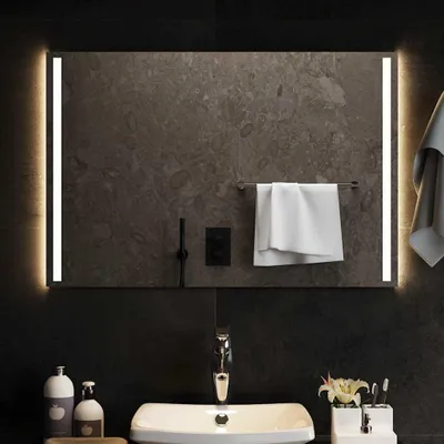 Image de vidaXL miroir de bain LED 90x60 cm